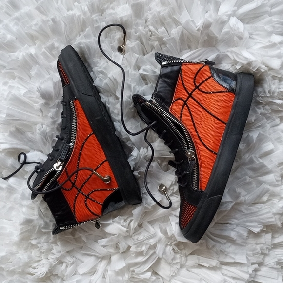 ❌SOLD❌ Giuseppe Zanotti High Top Basketball Sneakers US 8 EUR 41 RARE! 🏀 ❌SOLD❌ - Picture 3 of 16